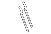 Vægbeslag, AV-Beslag & AV-Møbler - Poly mounting kit - for video conferencing system - Max - recommended for 65" - 2215-69381-001
