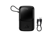 Powerbank - Baseus Qpow PRO with cable 10000mAh 22.5W (Black) Powerbank - Sort - 10000 mAh - PPQD060101
