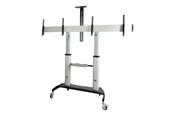 Vægbeslag, AV-Beslag & AV-Møbler - StarTech.com Dual TV Cart for 37-60in VESA TVs up to 110lb (50kg) - Max 100 kg - recommended for 60" - STNDMTVDUO