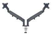 Skærmholder - Leitz Ergo pladsbesparende dual monitor arm - 65370089