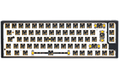 Tastatur - Ducky One 3 - Classic - SF 65% - RGB - ND - Barebone ISO (No Switches / Keycaps) - Gaming Tastatur - Nordisk - Grå - DKON2167ST-ISO01