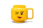 Børneværelse - LEGO Stort keramik krus, blinkende pige - 530 ml - 41460813
