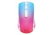 Mus - Deltaco GAMING DM320 Transparents RGB Wireless - Gaming Mus - 6 knapper - Hvid - GAM-145-W