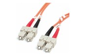 Netværkskabel - StarTech.com 1m Fiber Optic Cable - Multimode Duplex 62.5/125 - LSZH - SC/SC - OM1 - SC to SC Fiber Patch Cable (FIBSCSC1) - network cable - 1 m - 1m - FIBSCSC1