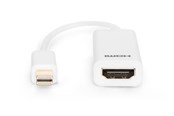Skærmkabel - DIGITUS Mini DisplayPort til HDMI Adapter - 0.15m - AK-340411-001-W