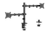 Skærmholder - Gembird Monitor Arm Pole - Adjustable desk arm 2-displays 17"-32" - MA-D2-03