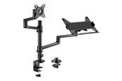 Skærmholder - Gembird Monitor Arm & Notebook Tray - 1 x monitor 17"-32" & 1 x notebook 17.3" - MA-DA-04