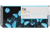 Blæk, Toner & Forbrugsstoffer - HP 738 / 676M8A - Yellow Ink - 676M8A