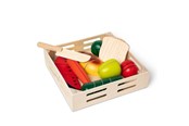 Rolleleg - Melissa & Doug Cutting Food - Wooden Play Food - 487