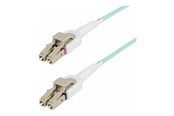 Netværkskabel - StarTech.com 5m (15ft) LC to LC (UPC) OM4 Switchable Fiber Optic Cable - patch cable - 5 m - aqua - Grøn - 5m - 450FBLCLC5SW