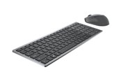 Tastatur - Dell Wireless Keyboard and Mouse KM7120W - keyboard and mouse set - Icelandic - titan grey - Tastatur & Mus sæt - Islandsk - Grå - KM7120W-GY-ICE