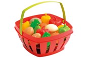 Legetøj - Ecoiffier 100% Chef Fruit and Vegetables in Basket - 966