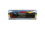 Legetøjsbil - 2-Play Traffic 2-Play Die-cast Truck Transporter with Cars 26cm - 541756