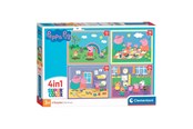 Puslespil - Clementoni 4in1 Puzzle Peppa Pig Floor - 21516