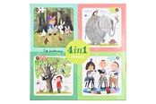Puslespil - Lobbes Animals by Fiep 4in1 Puzzle - PU160
