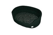 Hunde - Danish Design Sort med sølvfarvede poter Slumber Bed 87cm - D01535