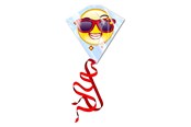 Udendørsleg - Kites Ready 2 Fly - Kite Emoji - PL200EM