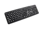 Tastatur - Esperanza USB KEYBOARD WITH CAPITAL LETTERS FLORIDA - Tastatur - Sort - EK129