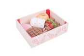 Trælegetøj - Bigjigs Wooden Box with Meat Products 9 pcs. - BJ474