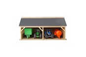 Trælegetøj - Kids Globe Farm Shed for Tractors 1:50 - 610047