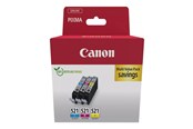 Blæk, Toner & Forbrugsstoffer - Canon CLI-521 / 2934B015 C/M/Y Multi Pac - 2934B015