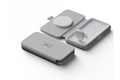 Mobil - Adaptere & Opladere - Xtorm Sammenfoldelig trådløs rejseoplader 3i1 15W Hvid - XWF31