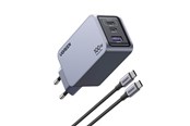 Mobil - Adaptere & Opladere - UGREEN Nexode Pro 100W 3-port GaN hurtigoplader med 100W USB-C-kabel - 25874