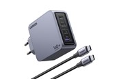 Mobil - Adaptere & Opladere - UGREEN Nexode Pro 160W 4-Port GaN Fast Charger with 240W USB-C Cable - 25877