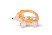 Babylegetøj - Bigjigs Wooden Push Hedgehog 100% FSC - 32006