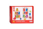 Babylegetøj - Bigjigs Wooden Stacking Game Teddy Bears. - 33025