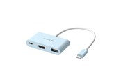Dockingstation - j5create 3-1in-1 USB-C Multi Dock (with 100W PD) - JCA379EC-N