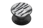 Mobil - Andet Tilbehør - PopSockets Faux Leather Zebra - 802441