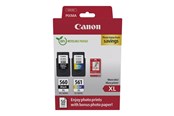 Papir, Fotopapir og Etiketter - Canon PG-560XL/CL-561XL / 3712C008 High Value Pack - 3712C008