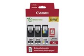 Papir, Fotopapir og Etiketter - Canon PG-560XLx2/CL-561XL / 3712C012 High Value Pack - 3712C012