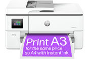 Printer - HP Officejet Pro 9720e A3 All in One Multifunktion - Farve - Blæk - 53N95B#629