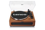 Pladespiller - Lenco LS-430BK - Record Player with 4 built-in speakers - Brown - Pladespiller Brun - LS430BN