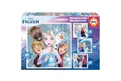 Puslespil - Educa 4 I 1 Frost 12-16-20-25 - 80-19735