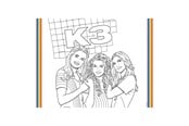 Kreativt Legetøj - Folat BV K3 Placemats Coloring Pages 6pcs. - 23239