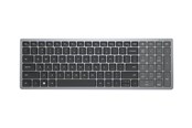 Tastatur - Dell KB740 - keyboard - compact multi device - AZERTY - French - titan grey - Tastatur - Fransk - Grå - KB740-GY-R-FR