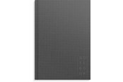 Blokke, Formularer & Notesbøger - Burde Notebook Textile dark grey unlined A5 - 92756600