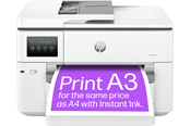 Printer - HP Officejet Pro 9730e Wide Format A3 All in One Multifunktion - Farve - Blæk - 537P6B#629
