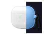 Mobil - Covers & Cases - Elago AirPod 3 Hang Silicon Case Nightglow Blue - EAP3HG-HANG-LUBL