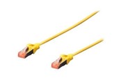 Netværkskabel - DIGITUS Patch Cable - patch cable - 10 m - yellow RAL 1018 - 10m - DK-1644-100/Y