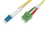 Netværkskabel - DIGITUS Fiber Optic Singlemode Patchcable SC to LC - 1m - 1m - DK-292SCA3LC-01