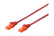 Netværkskabel - DIGITUS Professional patch cable - 1 m - red - Rød - 1m - DK-1617-010/R