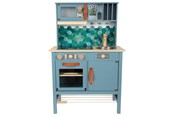 Rolleleg - Small Foot - Wooden Children's Kitchen Blue 7dlg. - 12216