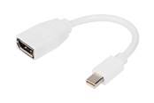 Skærmkabel - DIGITUS Mini-DisplayPort til DisplayPort 1.2 Adapter - 0.15m - DB-340405-001-W