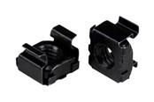 Rack skabe - StarTech.com 10-32 Cage Nuts - 50 Pack - Rack Mount Clip Nuts - For Square Hole Server Rack - Black (CABCAGENUTS1032) - cage nuts - CABCAGENUTS1032