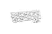 Tastatur - Logitech Signature Slim Combo MK950 - Off-White - Tastatur & Mus sæt - Nordisk - Hvid - 920-012489