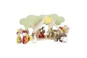 Kreativt Legetøj - Small Foot - Wooden Christmas Crib Playset - 12356